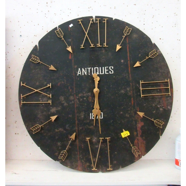 Oversize 36" Wall Clock - Customer Return