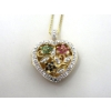 Image 3 : Gold Plated Sterling Silver Bracelet & Locket Necklace