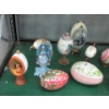Image 2 : Shelf Lot of Egg Shaped Collectibles 