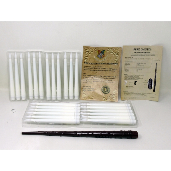 2 New Magic School Sets of 24 Floating LED Candles
