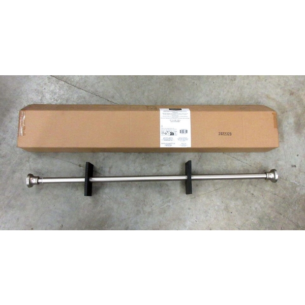 4 New Satin Nickle Tension Shower Rods