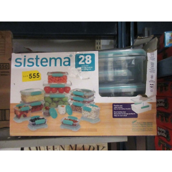 Sistema Plastic Food Storage Containers