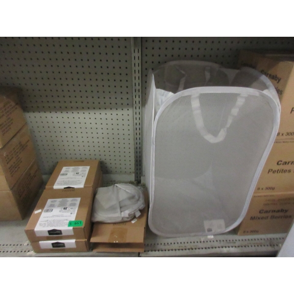 5 New Sets of 2 Foldable Pop-Up Laundry Hampers