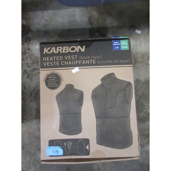 Karbon Base Layer Heated Vest - Unisex