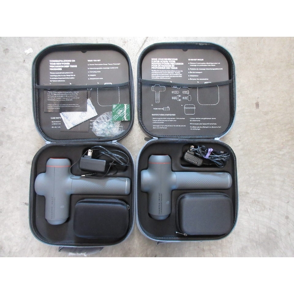 2 Sharper Image Power Percussion Massagers 
