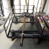 Image 2 : Metal Garden/Utility Cart - 30" x 47" x 28" tall