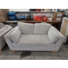 Image 2 : Grey Fabric Upholstered Sofa and Loveseat 