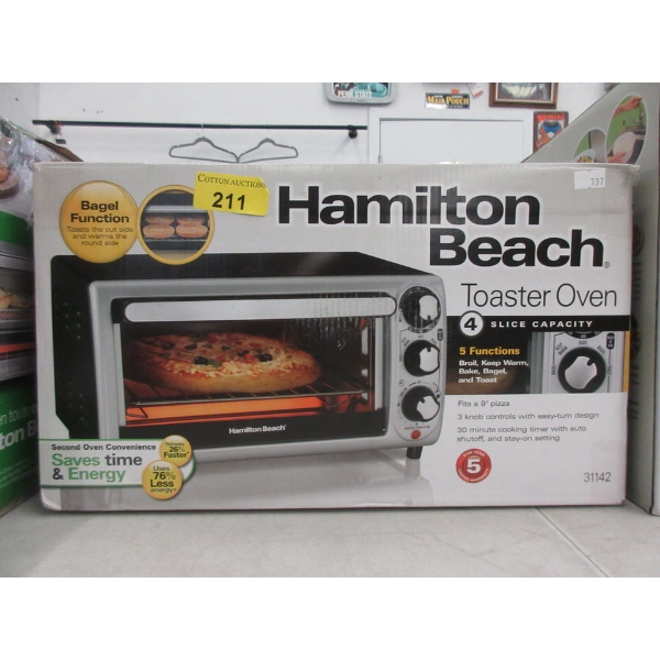 Hamilton Beach Toaster Oven - Fits 9" Pizza