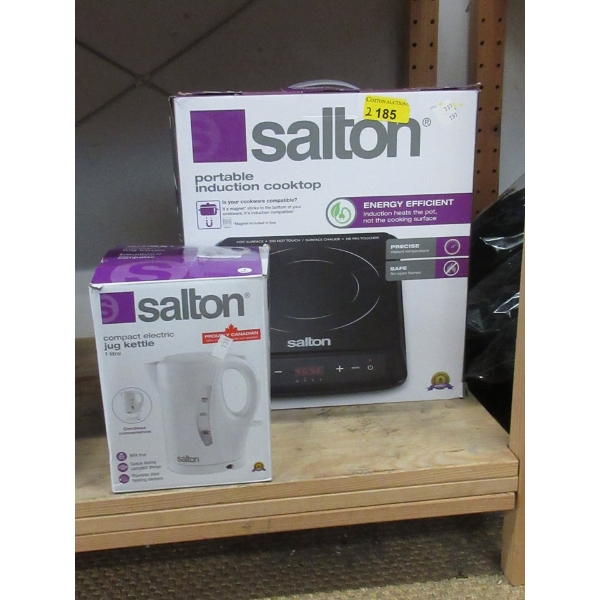 Salton Induction Burner & Electric Kettle
