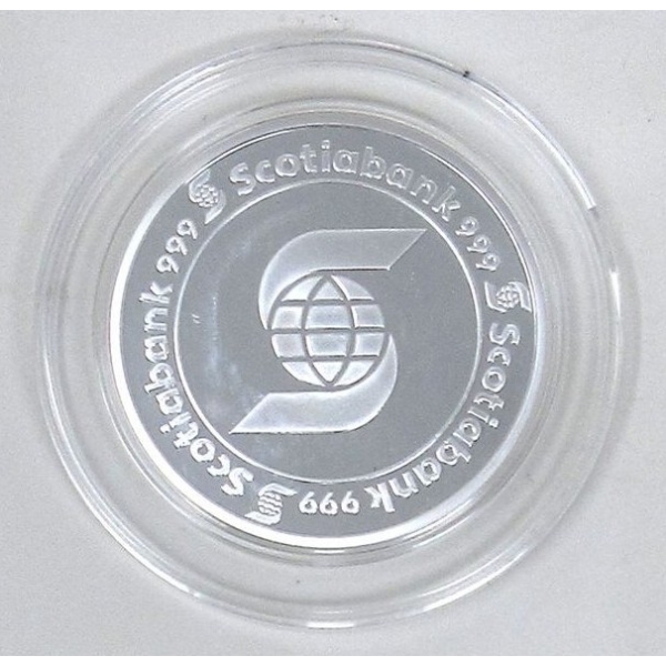 5 Oz .999 Silver Scotia Bank Investor Round 