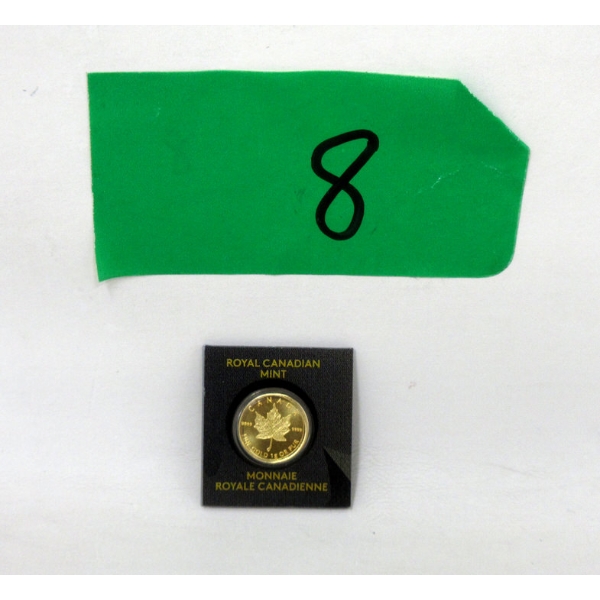1 Gram .9999 Fine Gold 2015 Maple Leaf Coin 