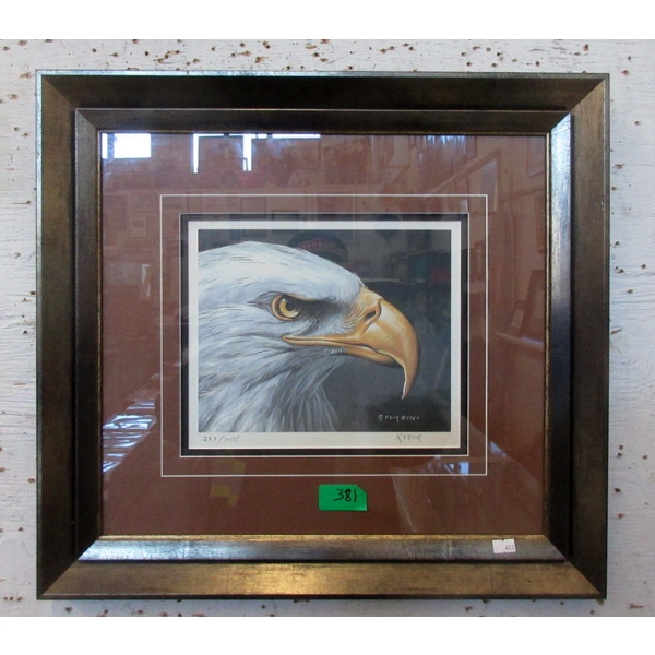 1984 R. Fehr Signed Ltd Edition "Bald Eagle" Print