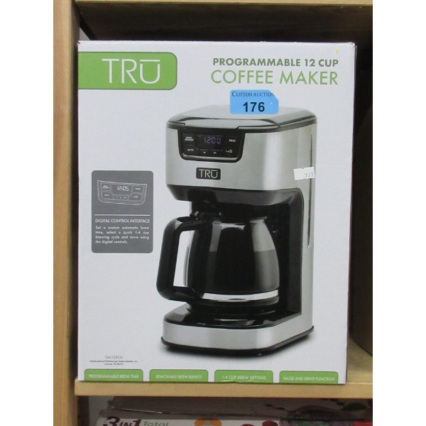 Tru Programmable 12 Cup Coffeemaker 