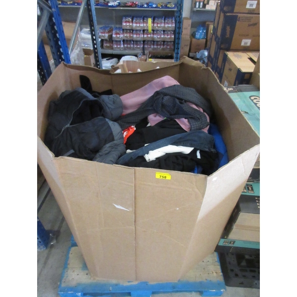 Skid of Overstock & Customer Return Clothing - As Is
