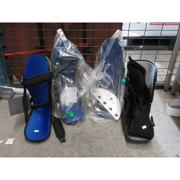 4 Assorted Medical Walker Boots
