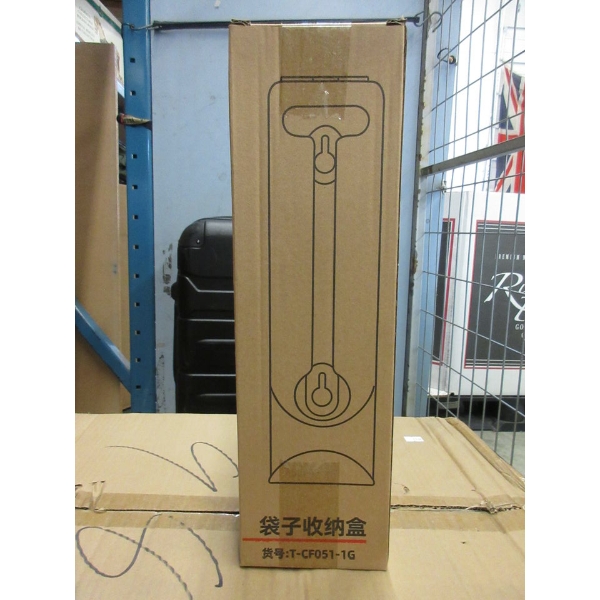 Case of 25 New Wall Mount Plastic Bag Dispensers