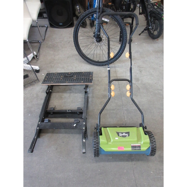Radley Manual Mower & Portable Work Bench
