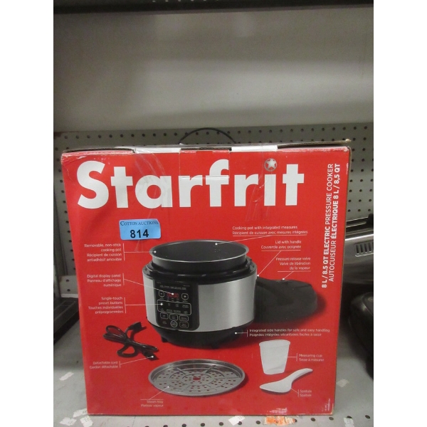 Starfrit Electric Pressure Cooker - 8 L/8.5 QT