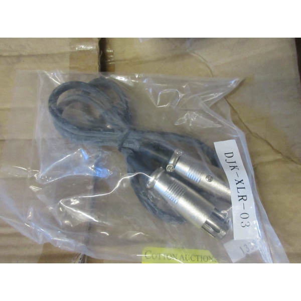 New Case of DJK-XLR-03 DMX Stage Light Cables