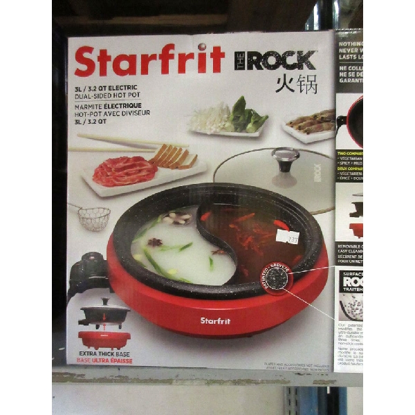 Starfrit "The Rock" 3 L Dual-Sided Hot Pot