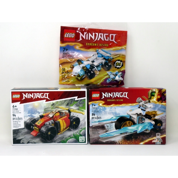 3 New LEGO  Ninjago Building Toys - Age 5+ & 7+
