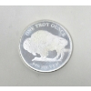 Image 1 : 1 Oz .999 Silver Indigenous/Buffalo Round 