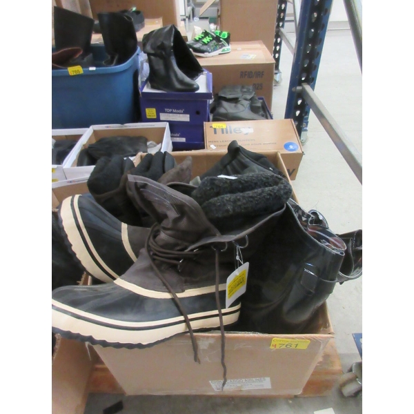 4 Assorted Pairs of New & Customer Return Boots