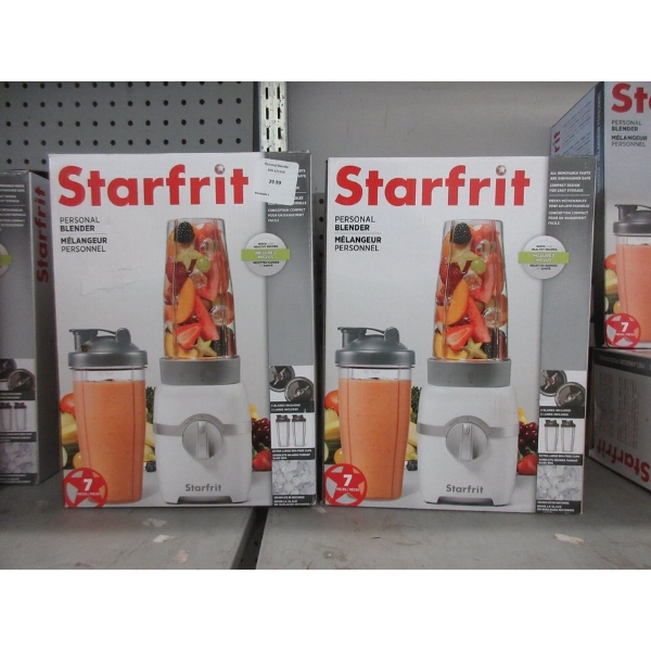 2 Starfrit Personal Blenders - White