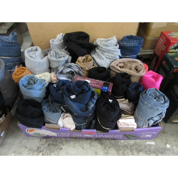 Box of Overstock & Customer Return Clothing 