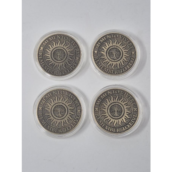 4 x Momento Mori Metal Rounds