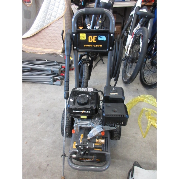 BE 3400 PSI Gas Powered Pressure Washer