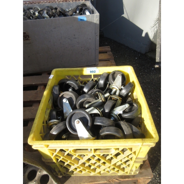 Crate of 60+ Assorted Casters