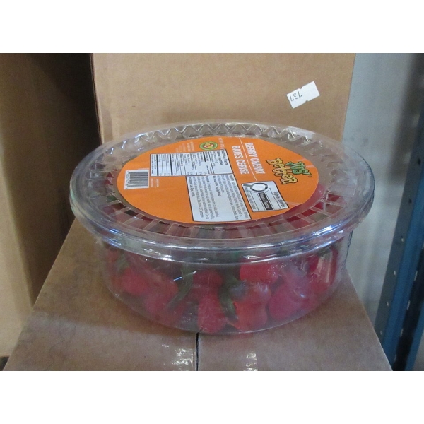 Case of Jus' Better Berry Cherry Gummies Candy