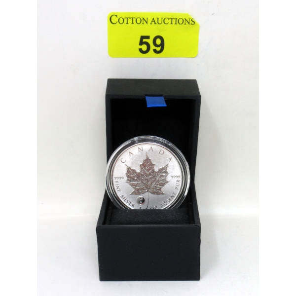 1 Oz .9999 Silver 2016 Maple Leaf Coin 