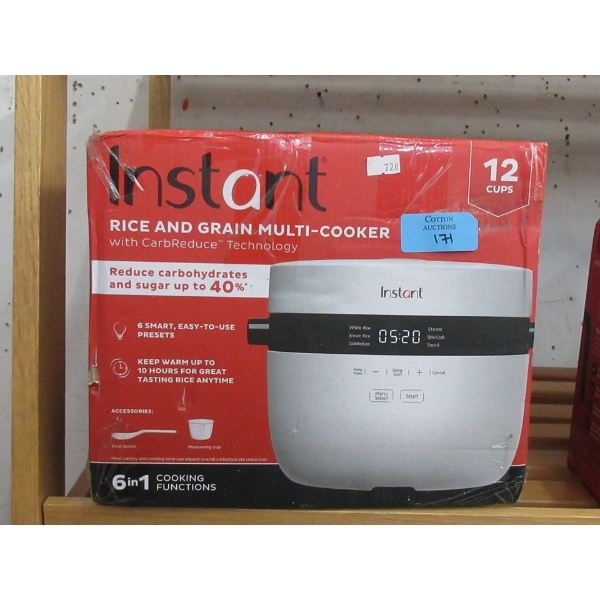 Instant Pot 12 Cup Rice and Grain Multi-Cooker