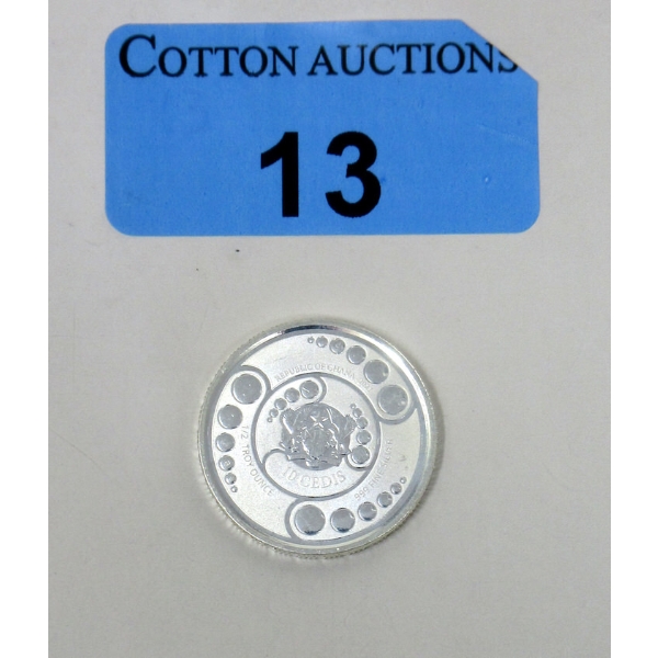 1/2 Oz .999 Silver 2023 Invasion Is Here Alien Coin 