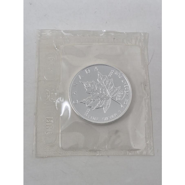 1 Oz .9999 Silver 1999-2000 Maple Leaf Coin