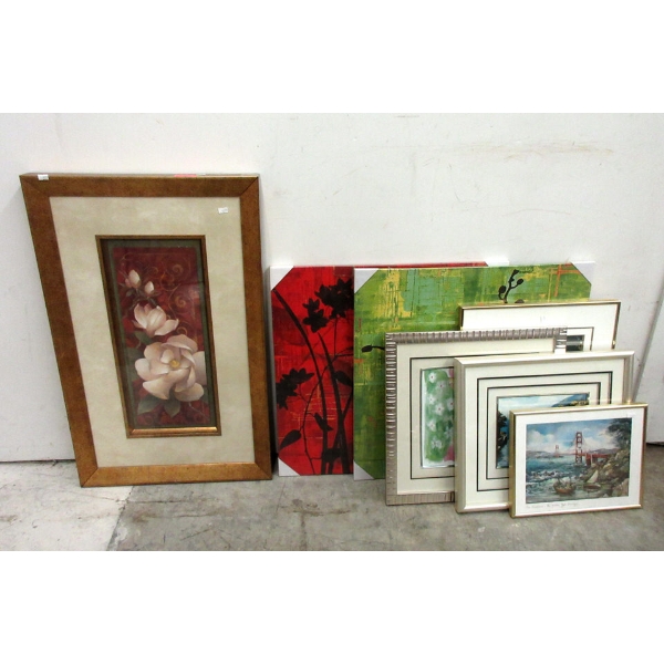 8 Piece Lot of Prints and Art Works
