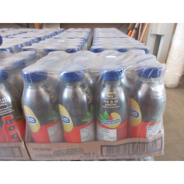 4 Cases of Snapple "Peach Tea" - Naturally Flavoured