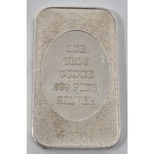 1 Oz .999 Silver Art Bar