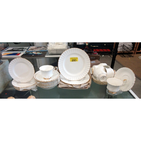 24 Pcs of  Royal Albert "Val D'Or" Bone China