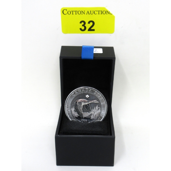 2 Oz .9999 Silver 2025 Canada Goose Coin 
