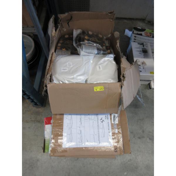 4 Box Lot of Assorted Organizers & Party Goods
