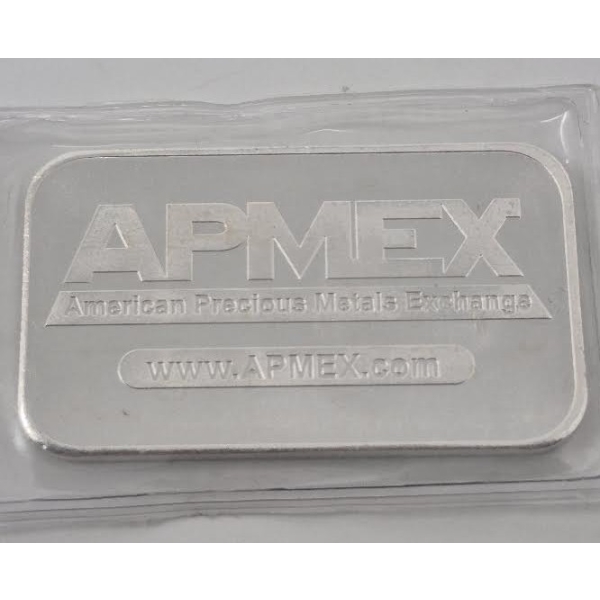 1 Oz .999 Silver APMEX Bar 