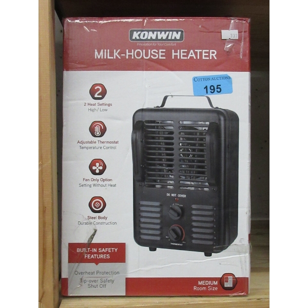 Konwin Milk-House Heater - Steel Body