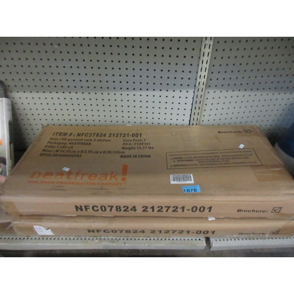 2 Neat Freak HD Garment Rack 2 Shelves