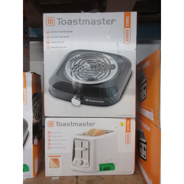 Toastmaster 2-Slice Toaster & Single Burner