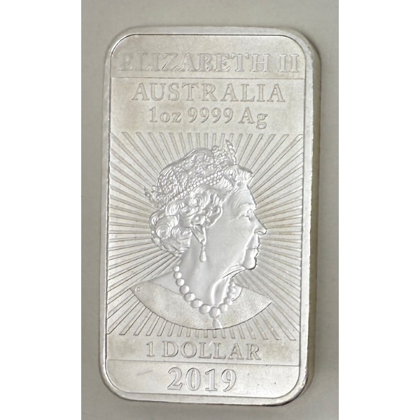 1 Oz .9999 Silver 2019 Year of the Dragon Legal Tender Coin 