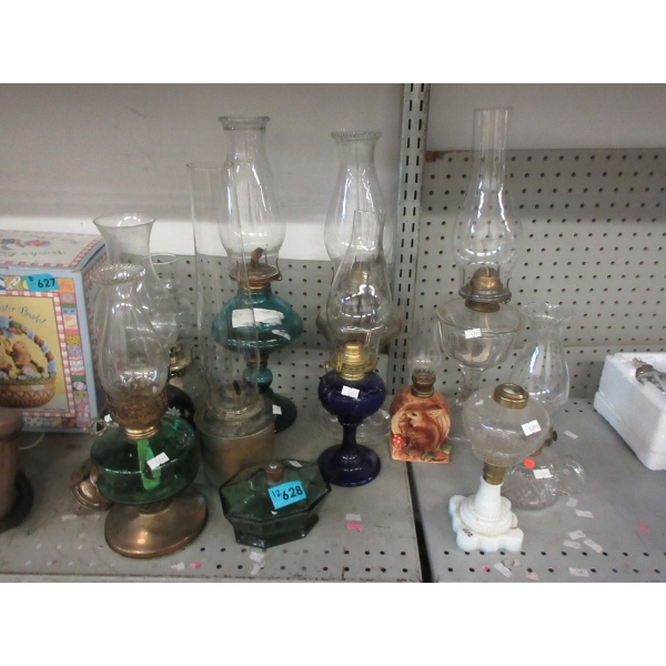 12 Vintage Kerosene and Oil Lanterns