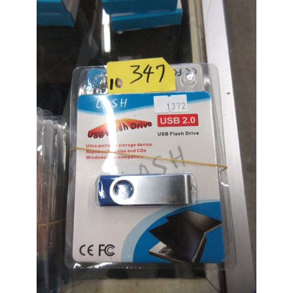 10 New 512 GB USB Flash 2 Thumb Drives